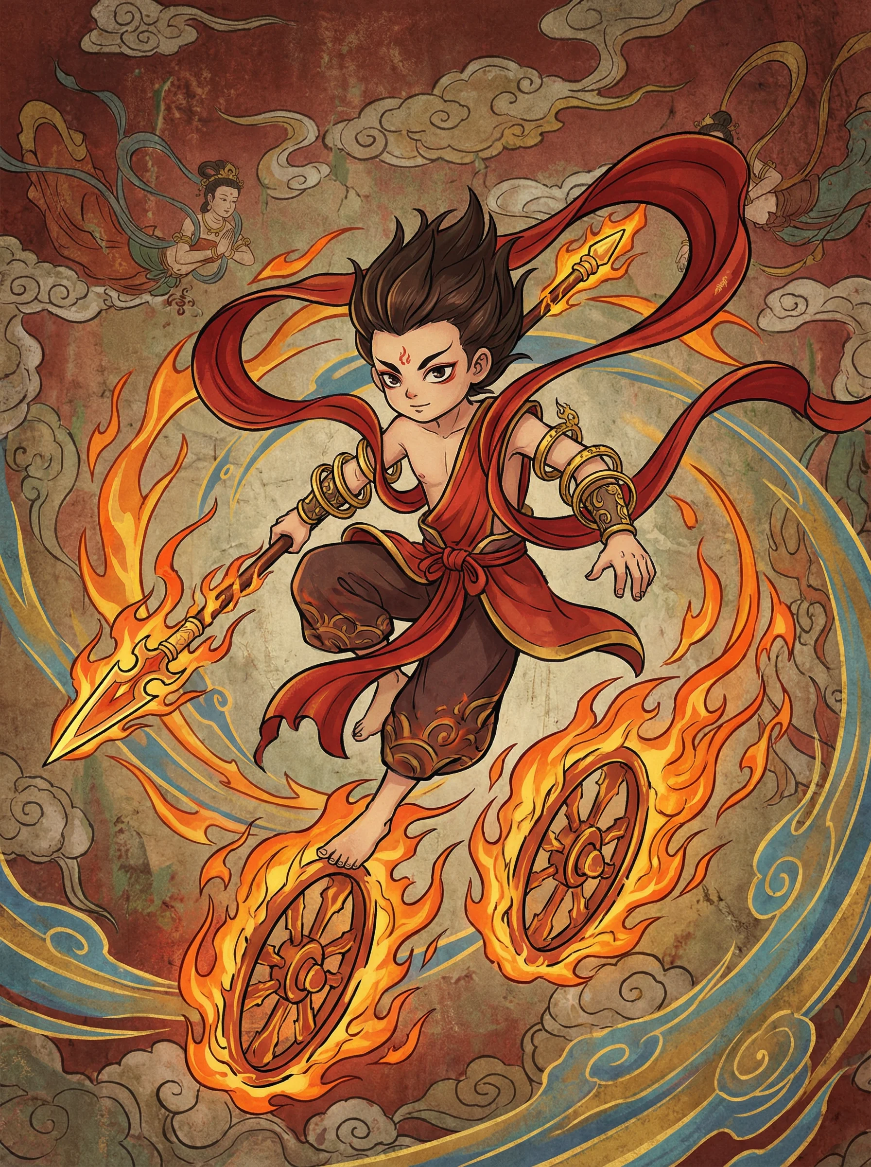 哪吒 - 母女花小说 封神榜阐教动漫角色