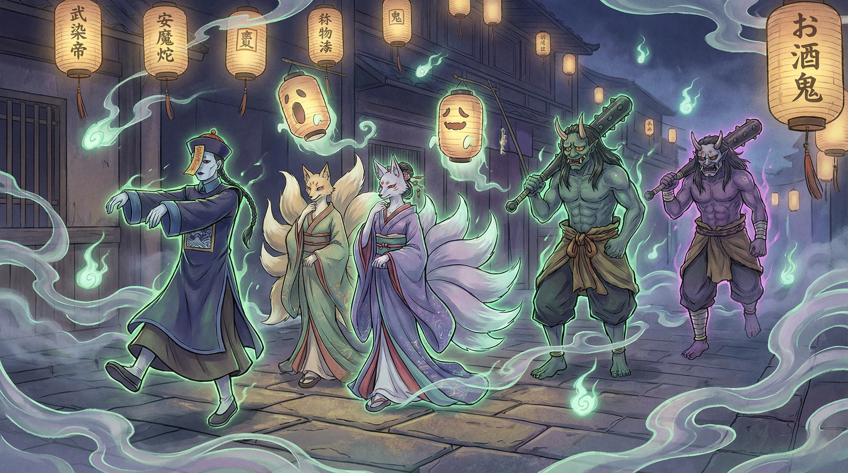百鬼夜行 - 母女花小说 中日鬼怪动漫